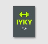 IYKY Fit Planner Training -en voedingslogboek Voortgang bijhouden