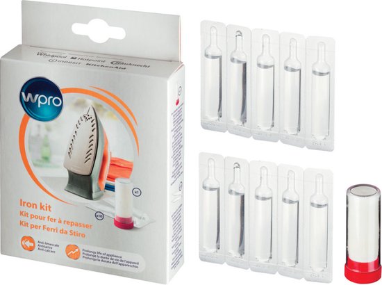 Wpro Ontkalker stoomstrijkijzer 10 cartridges | Bestel bij