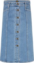 Lee Midi Skirt Denim Vrouwen Rok - Maat W26