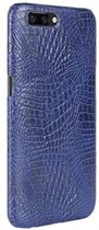 Backcover Slangenprint Fashion Hoesje iPhone 6 Plus/6s Plus Blauw - Telefoonhoesje - Smartphonehoesje - Zonder Screen Protector