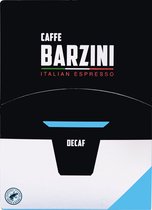 Barzini Decaf Cups - 80 Cafeïnevrije cups - Totaal 80 Decaf capsules - 100% Rainforest Alliance koffie cups - koffiecapsules