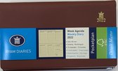 Ryam Pocketplan Liggend 2022 Bordeaux - Week per 2 pagina's 16x9cm