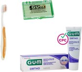 GUM Ortho Voordeelpakket - Tandpasta + Tandenborstel + Wax