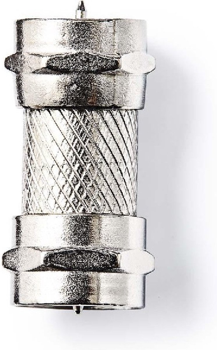 F-connector koppelstuk male - male