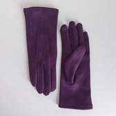 Yoonz - Handschoenen - Met Stiksel - Touchscreen Handschoenen - One Size - Paars