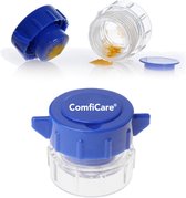ComfiCare® Pillenvergruizer - Pill crusher - pil crusher - Tabletvergruizer - Tablet vergruizer - Pillenmaler - Blauw
