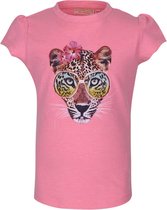 Someone T-shirt meisje fluo pink maat 134