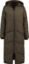 Hailys Lange Puffercoat Khaki