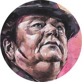 André Hazes 1 - Print op cirkel - Wandcirkel - Muurcirkel - Diameter Ø 50 cm