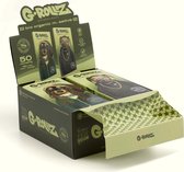 G-ROLLZ 50 Luzerne Vloei met Tips en Dienblad (16 stuk Doos) | 'Reggae Rap' - Medicago Sativa Rolling Papers