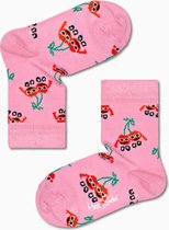 Happy Socks Kids Cherry Mates Sokken - Roze - Maat 13-21