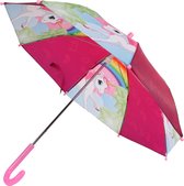 Bol.com Unicorn Paraplu Unicorn Meisjes 70 Cm Polyester Roze aanbieding