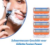8-Stuks Scheermessen Geschikt voor Gillette Fusion Power