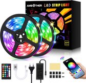 Smart Light Strip-waterdichte LED Strip Lights-Kleur Veranderende Tape Light-17 IN 1 Vision Full Color-5050 RGB LED Touw Muziek