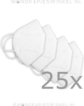 Mondkapjes FFP3 Wit - Combideal 25 stuks - Zonder ventiel - Wegwerp