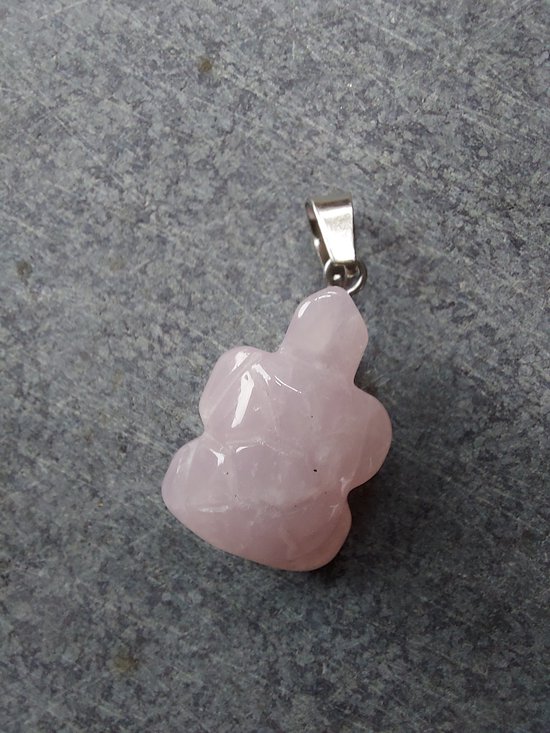 Schildpad Gemaakt van Rozenkwarts