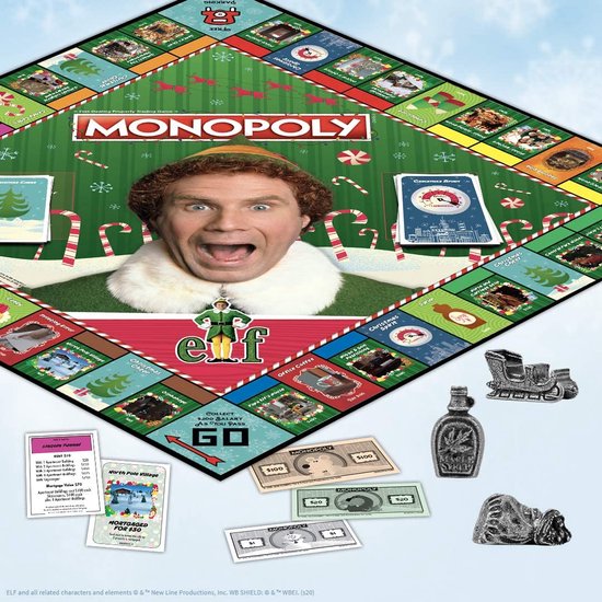 Afbeelding van het spel Elf Monopoly Board Game, Engelstalig