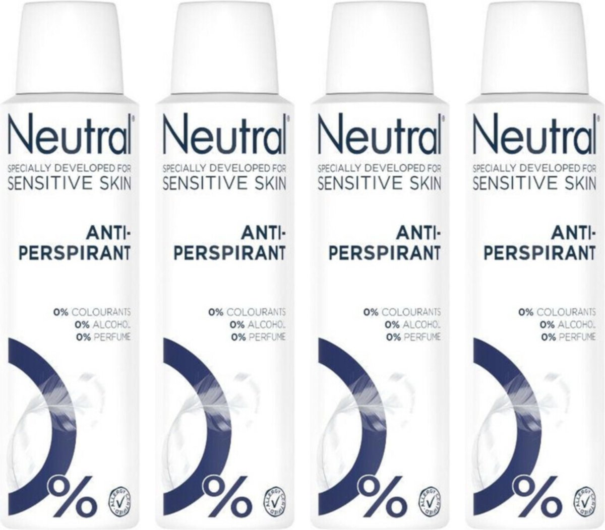 Goedkoopste Neutral Deo Spray Anti Perspirant - Voordeelverpakking 4 x 150 ml