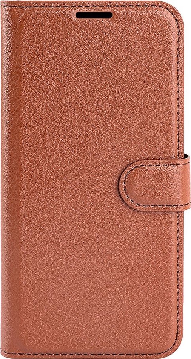 Mobigear Telefoonhoesje geschikt voor Samsung Galaxy M22 Hoesje | Mobigear Classic Bookcase Portemonnee | Pasjeshouder voor 3 Pasjes | Telefoonhoesje voor Pinpas / OV Kaart / Rijbewijs - Bruin