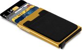 Walletstreet Uitschuifbare Pasjeshouder DS Plus - Walletstreet Aluminium Creditcardhouder Card Protector Anti-Skim/ RFID Card Protector 8 Pasjes – Goud/Gold