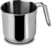 LuxuryKitchen - Melkpannetje - Pan - Chrome - Ø12cm - Luxe