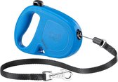 Ferplast rollijn flippy one 17,6 cm 5 meter nylon blauw