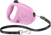 Ferplast rollijn flippy one 14,7 cm 4,5 meter nylon roze