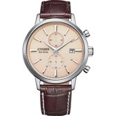 Citizen  CA7061-26X Horloge - Leer - Bruin - Ø 41 mm