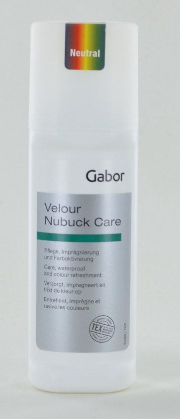 Gabor Suede Nubuck Velours onderhoud flacon - Zwart - ook geschikt voor high tech, stiksels en materiaal combinaties