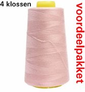 nude roze lockgaren - 101- 4x klos