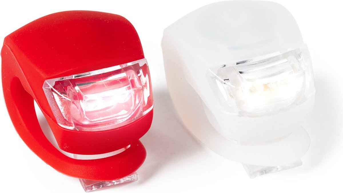 LD fietslampjes set van 2 - Siliconen - Travel size