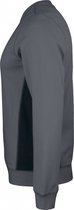 Jobman 5402 Sweatshirt ronde hals - Maat XL - Grijs/Zwart