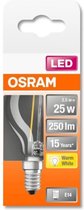 OSRAM 4058075436602 LED-lamp Energielabel F (A - G) E14 Peer 2.5 W = 25 W Warmwit 1 stuk(s)
