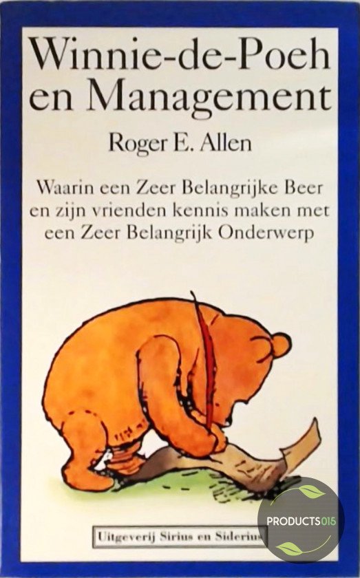 Cover van het boek 'Winnie-de-Poeh en management' van Roger E. Allen
