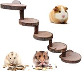 Hamster trappetje van hout | Hamster speelgoed
