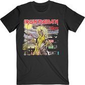 Iron Maiden Heren Tshirt -XL- Killers V.2. Album Track List Zwart