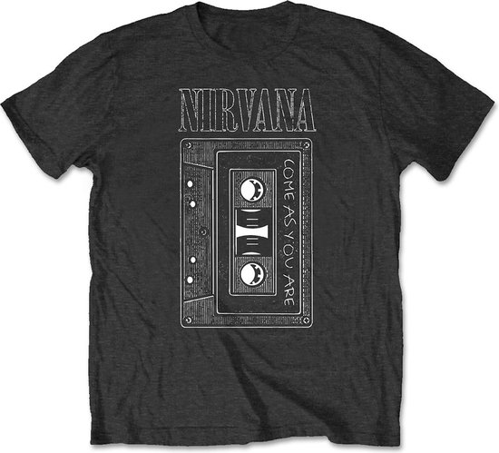 Nirvana Heren Tshirt -L- As You Are Tape Zwart