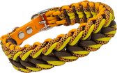 Paracord-halsband hond-hondenhalsband-Just 2Go-Maja-halsmaat verstelbaar 35-37 cm