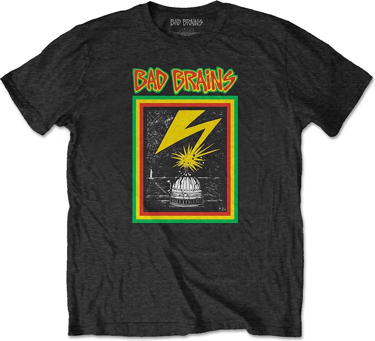 Bad Brains - Capitol Strike Heren T-shirt - 2XL - Zwart