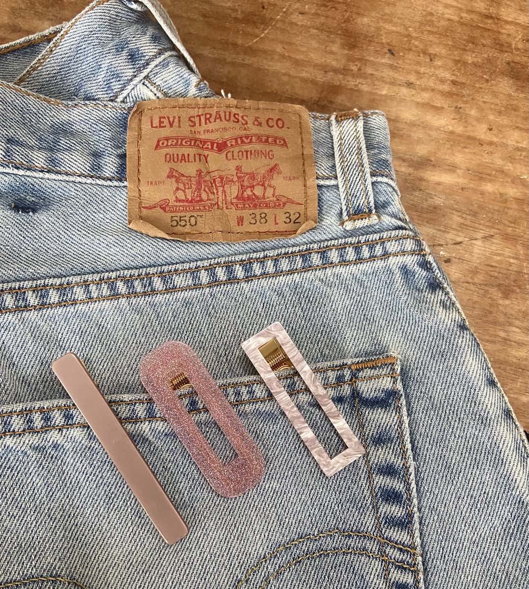 Fashion haarclip paars 3 stuks - Kerst Cadeau