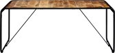 Decoways - Eettafel 180x90x76 cm massief ruw mangohout