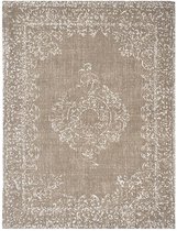 Tallazi Medaillon Vloerkleed 140 cm x 160 cm Rena Truffel