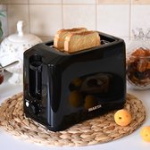 MARTA MT-1711 - Broodrooster - 800W - 7 standen - Zwart
