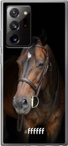 6F hoesje - geschikt voor Samsung Galaxy Note 20 Ultra -  Transparant TPU Case - Horse #ffffff