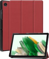 Samsung Tab A8 Hoes Luxe Hoesje Book Case - Samsung Tab A8 Hoes Cover - Donker Rood