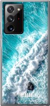 6F hoesje - geschikt voor Samsung Galaxy Note 20 Ultra -  Transparant TPU Case - Perfect to Surf #ffffff
