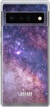 6F hoesje - geschikt voor Google Pixel 6 Pro -  Transparant TPU Case - Galaxy Stars #ffffff