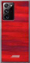 6F hoesje - geschikt voor Samsung Galaxy Note 20 Ultra -  Transparant TPU Case - Scarlet Canvas #ffffff