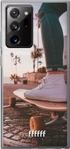 6F hoesje - geschikt voor Samsung Galaxy Note 20 Ultra -  Transparant TPU Case - Skateboarding #ffffff