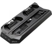 DrPhone GT Oplader - Verticale Standhouder - Docking Station – Ventilatie – Laden – Geschikt voor PS4 PRO / SLIM – Multi Gebruik – Controller